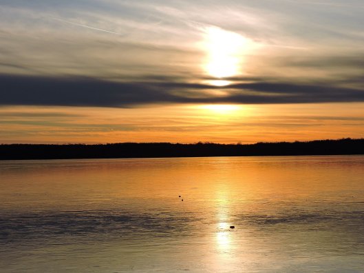 sunset ice lake n rs